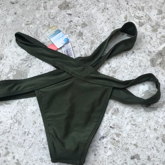 F21 lowrise cheeky bikini bottom dual strap - Picture 4 of 4